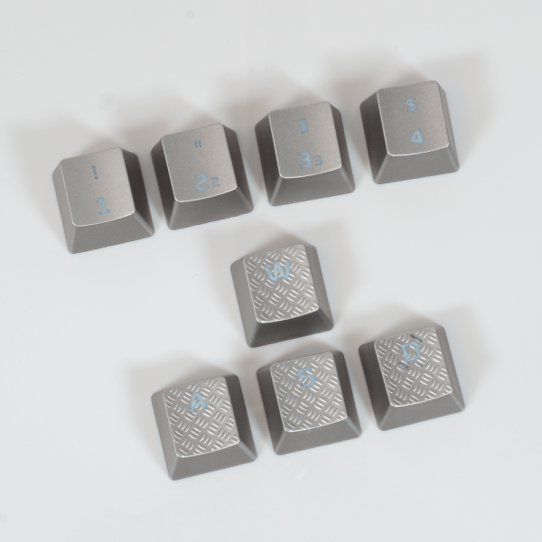 Silber-Graue Tastenkappen Keycaps